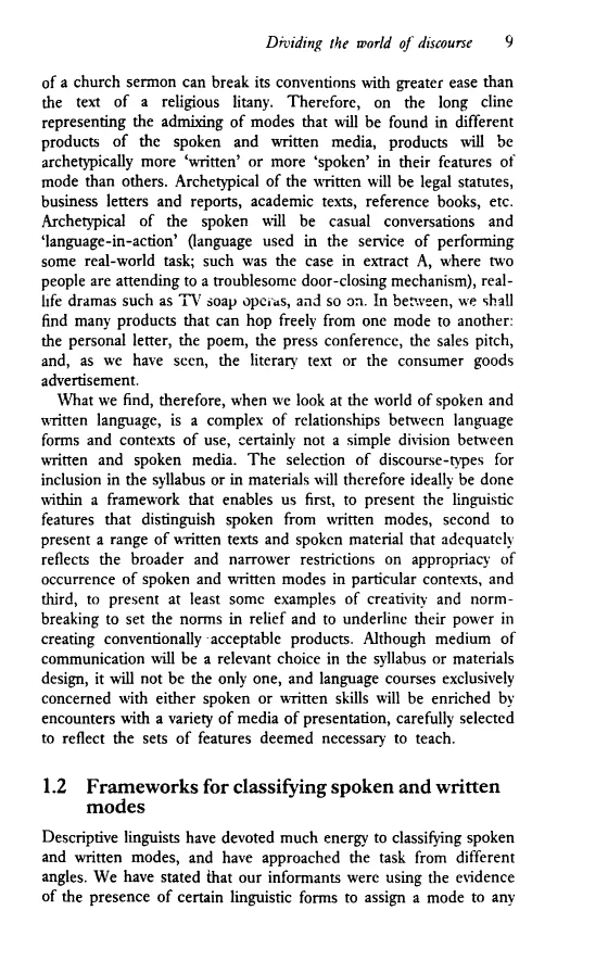 La langue comme discours: perspectives pour la langue fuchsia