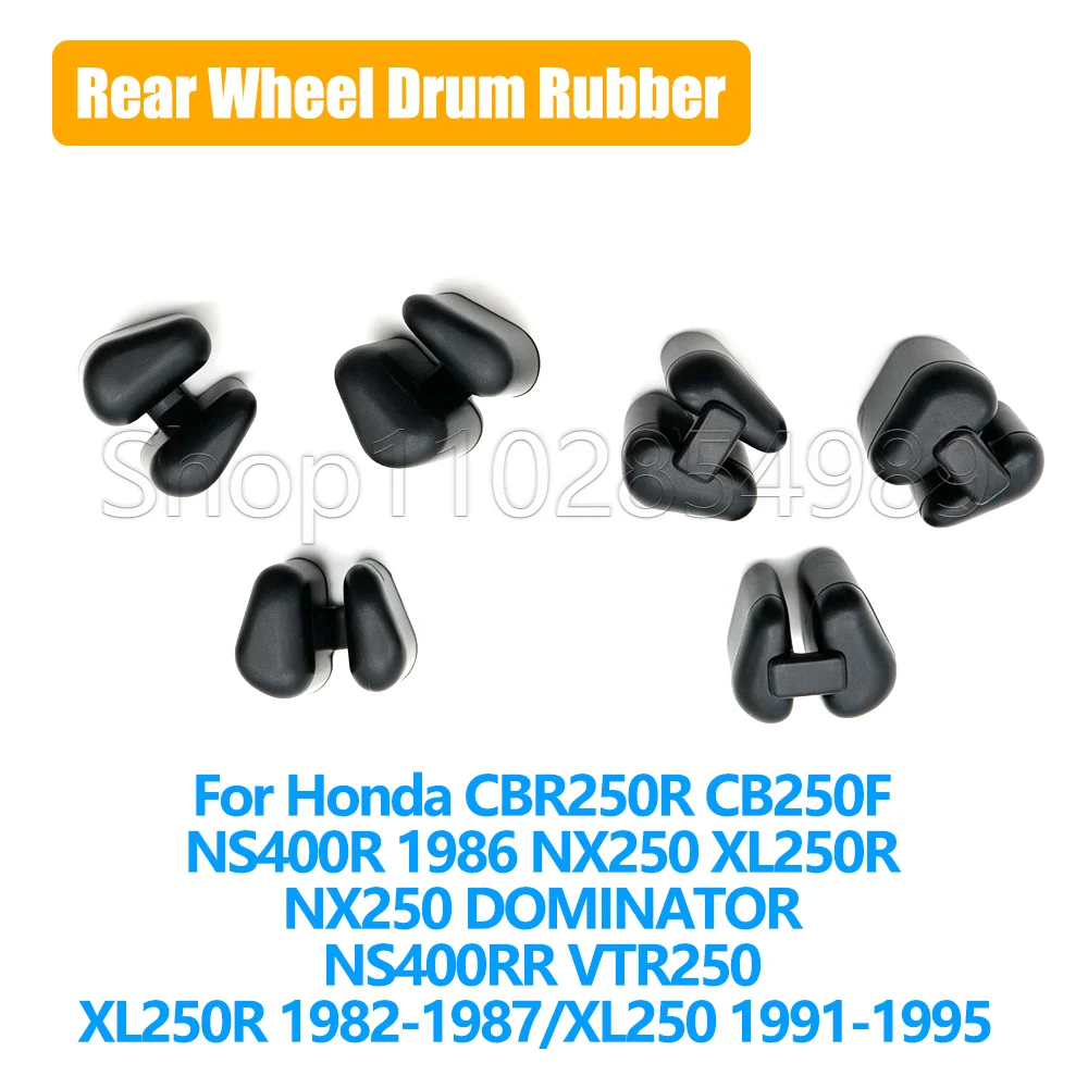 

For Honda CBR250R CB250F NS400R NX250 DOMINATOR XL250R NS400RR VTR250 XL250 Hub Damper Motorcycle Rear Wheel Drum Rubber Buffer
