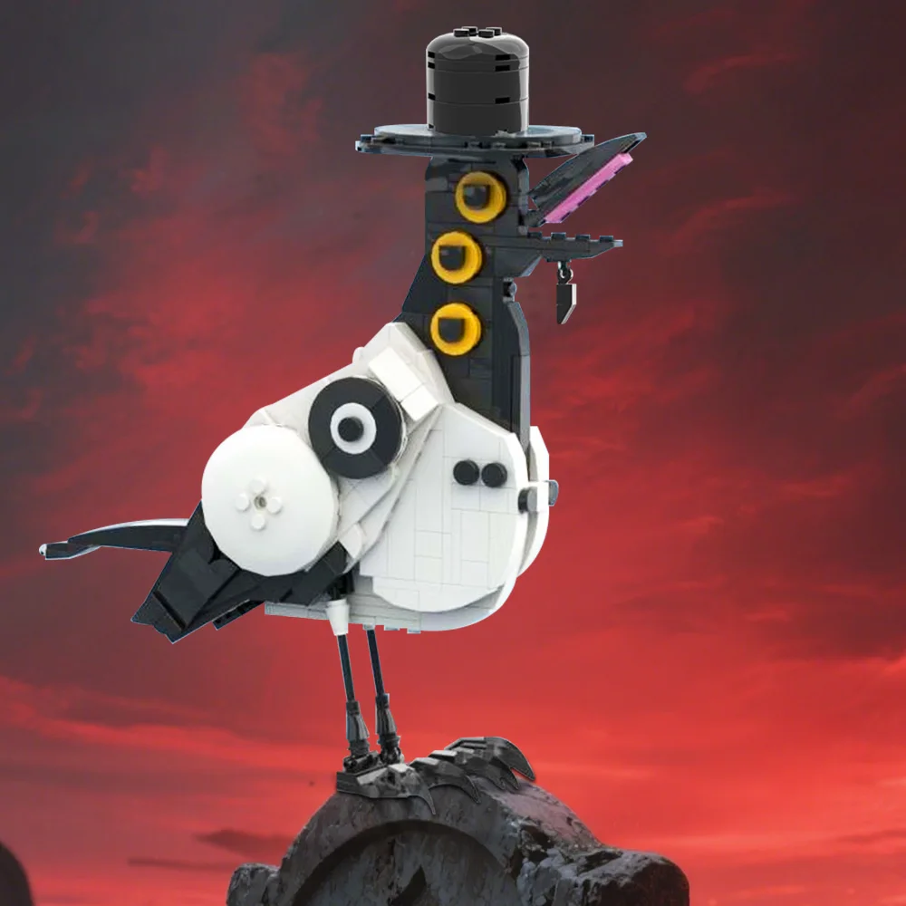 

MOC «Sussie» демонноческая сорока, модель кирпичей K-pop, охотники на демонов, статуя сорока, строительные блоки, сборные игрушки, детские подарки на день рождения «сделай сам»