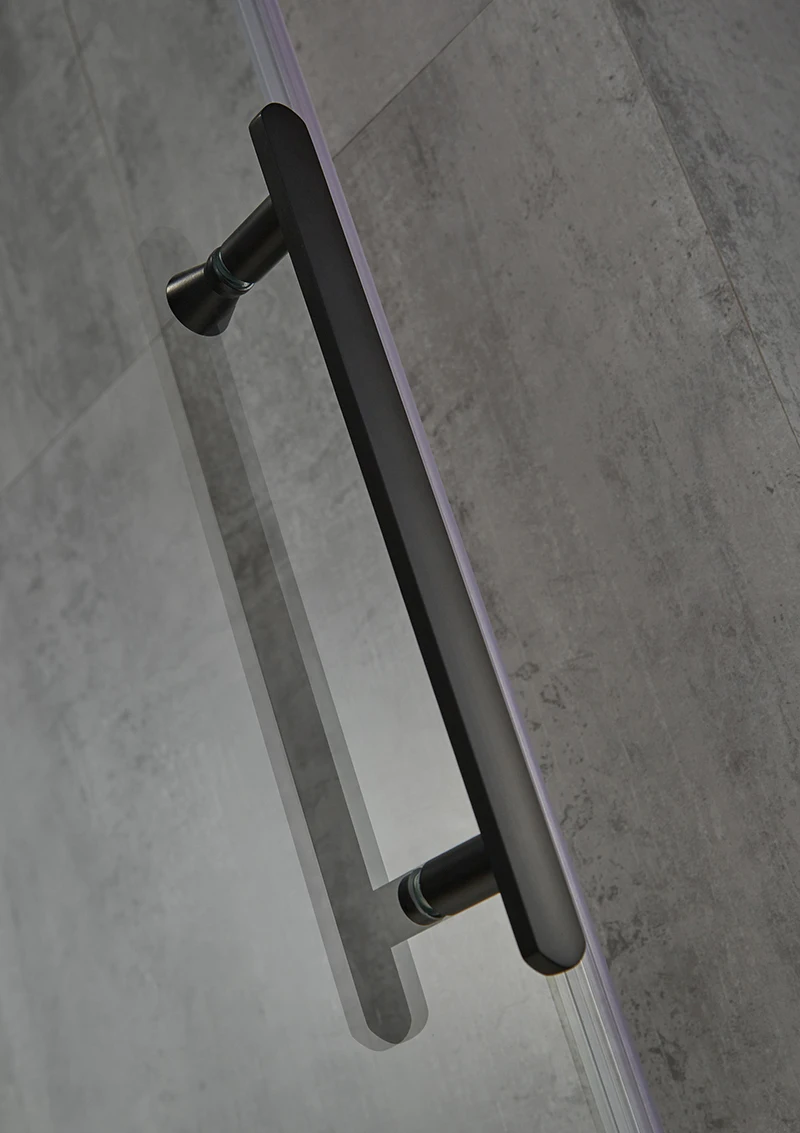 Modern Single Sliding Shower Door Frameless Bathtub Enclosure Tempered Glass Freestanding Hotel Use Lifetime Warranty