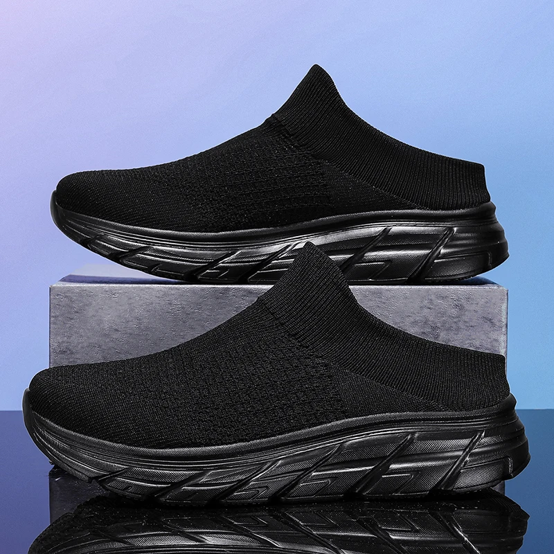 

New Comfortable casual shoes man classic sneakers men breathable walking shoes slip on Durable black Flat Shoes men sneakers