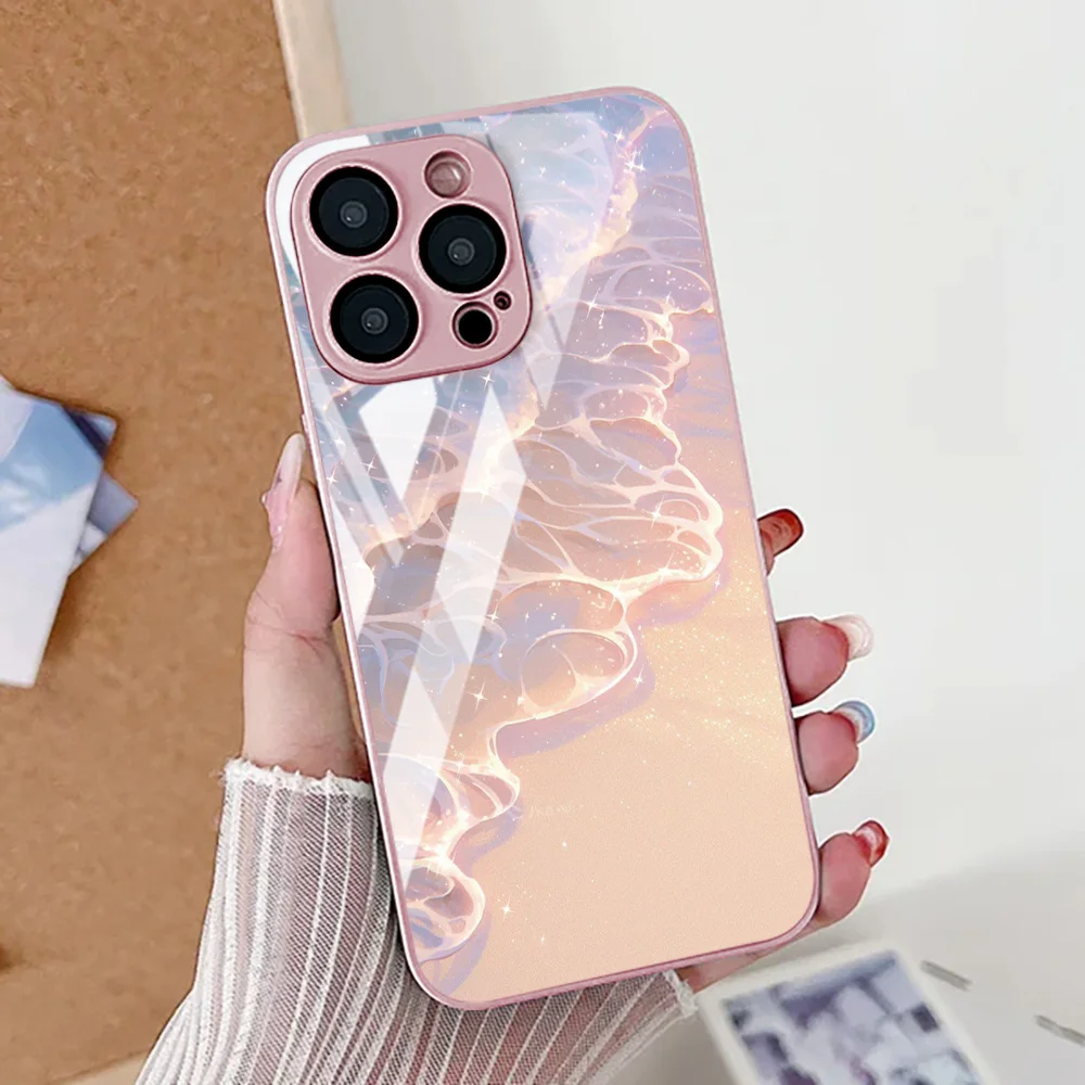 

Seaside Scenery Wave Phone Case For iPhone 16 Pro Case iPhone 17 13 11 15 12 14 Pro Max Air 16E 7 8 Plus XR SE Protective Cover