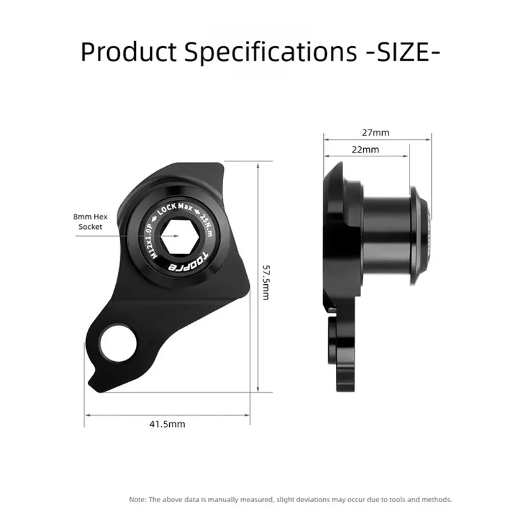 Bicycle UDH Direct-Mount Rear Derailleur Hanger MTB Road Bike Thru-Axle Frame Rear Hanger Universal Mounting Bracket Accessories