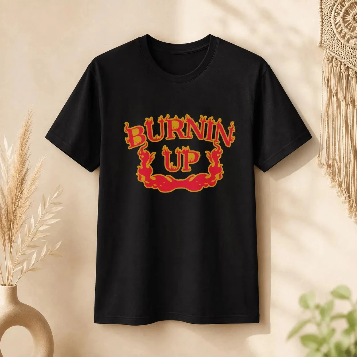 Jonas Brothers The Burning Up Tour T-Shirt Burnin Up Tee 2000s Pop Rock Fan Gift Men's and Women's High-quality Y2K Streetwear