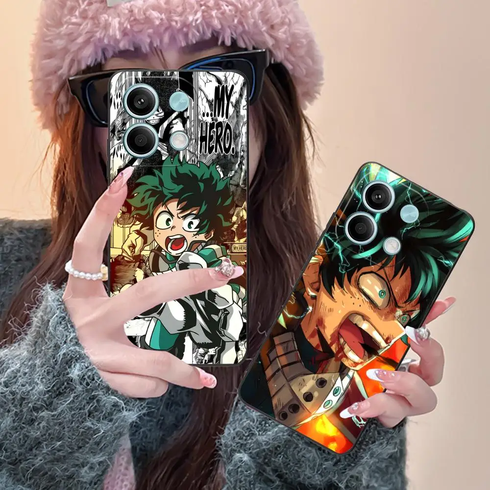 

Чехол для телефона My Hero Academia Izuku Deku для POCO M6 M5 M4 M3 X7 X6 X5 X4 X3 F6 F5 F4 Pro GT 5G с цветной печатью, защитный красивый