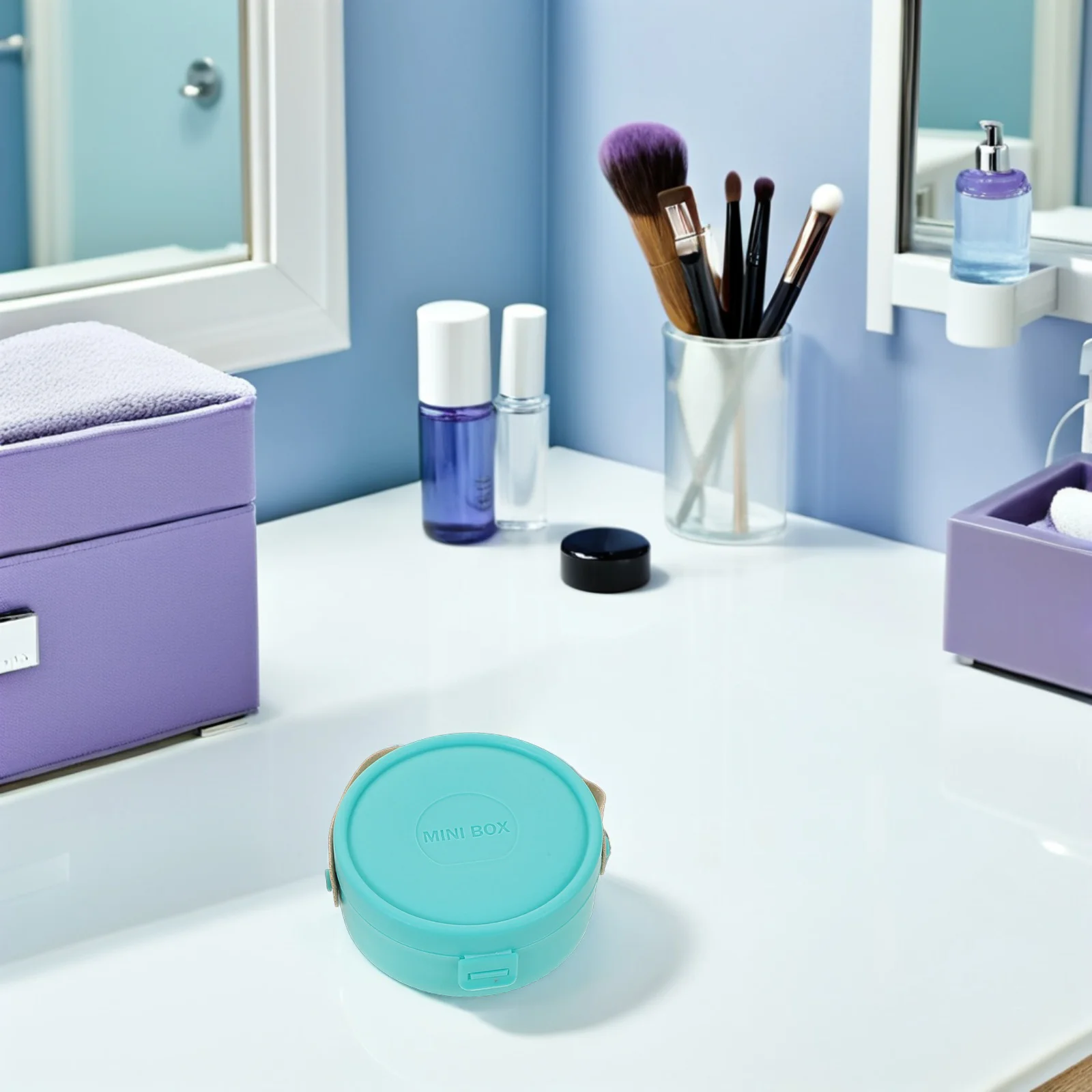 

3Pcs Portable Jewelry Organizer Travel Case Durable Plastic Storage Box for Earrings Rings Necklaces Bracelets Multiple