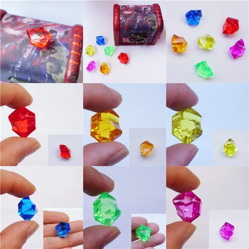 DIY Infinity Gauntlet Infinity Stones Cosplay Props Accessories Set of All 6 Gems Acrylic Beads Jewelry Gift