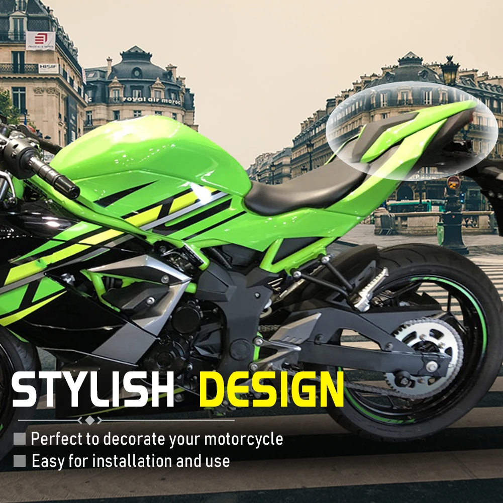 Motorcycle Rear Passenger Pillion Solo Seat Cover Cowl Fairing Black For Kawasaki Ninja 125 Z125 2018 2019 2020 2021 view 5