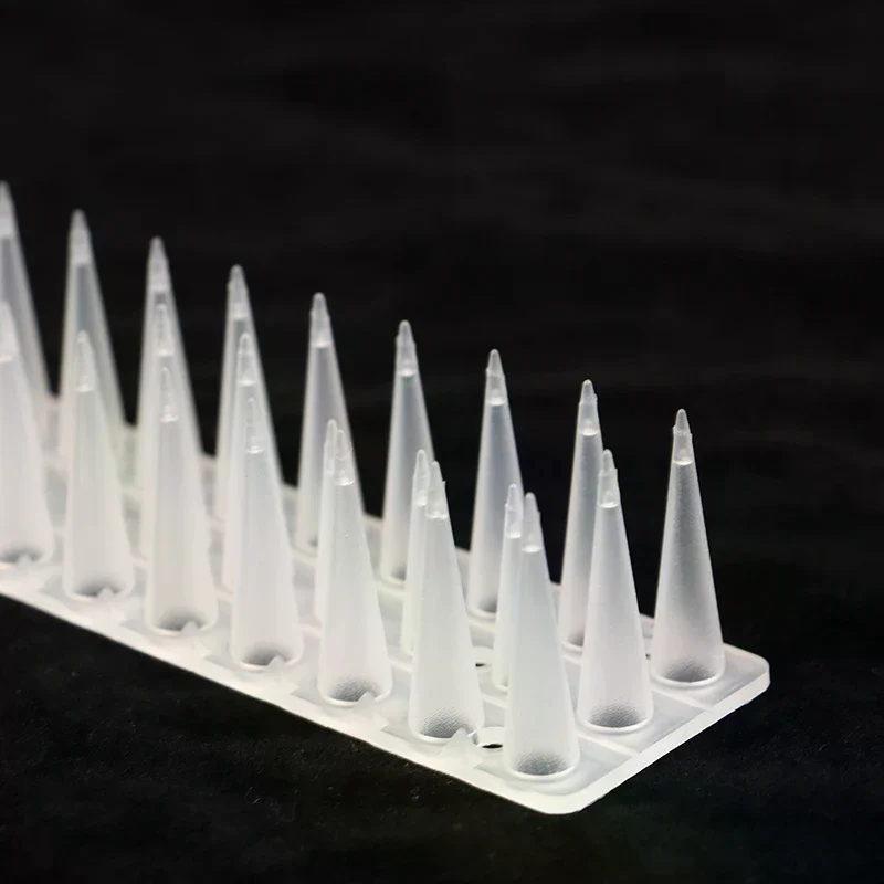 2pcs DIY Accessories Repeller Cat Plastic Bird Repellent Anti Pigeon Anti-bird Squirrel Garden Fences Control Transparent Spikes