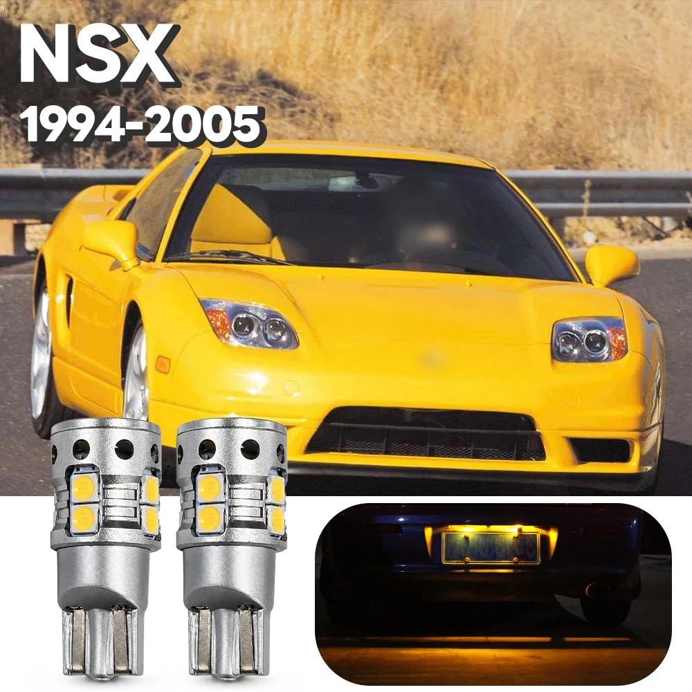 2pcs LED License Plate Light Lamp For Acura Integra 1994 1995 1996 1997 1998 1999 2000 2001 Accessories Canbus