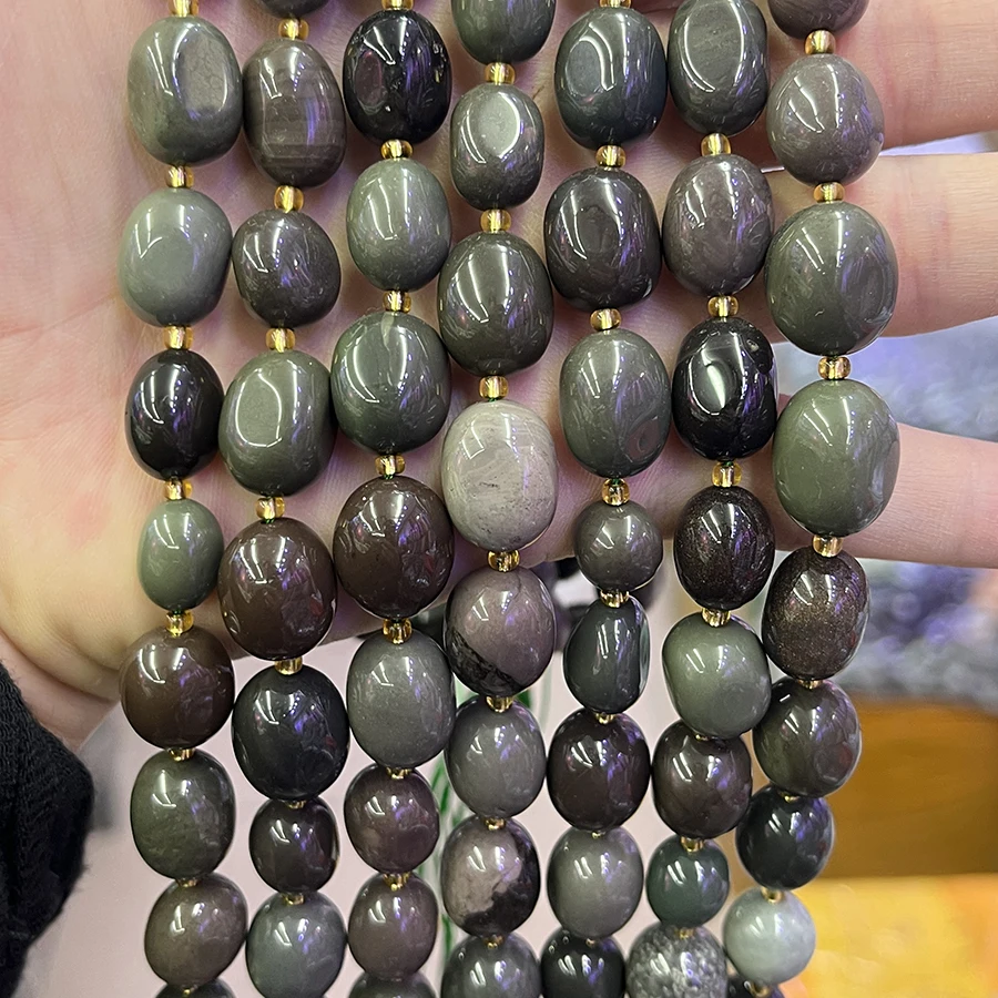 Natural Alxa Agate Conformal  Stone  Irregular Faceted Loose For Jewelry Making DIY Necklace Bracelet 15''10-15mm