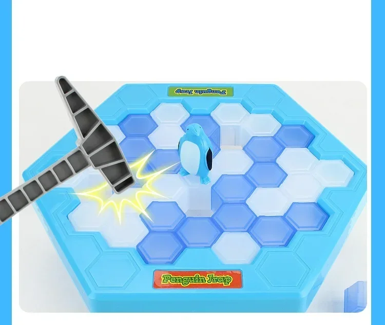 Indoor Penguin Trap Game Break Ice Blocks Rescue Penguins Fun for Kids and Families Perfect for Quality Time Together