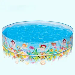 Piscina de goma dura plegable para bebés y niños, bañera grande, inflable gratis