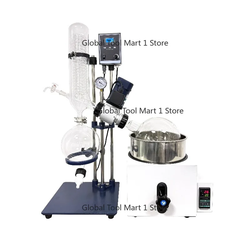 5L Al-ohol Extraction Mini Lab Rotavapor Rotovap Vacuum Rotary Evaporator Set with Vacuum Evaporator Concentrator