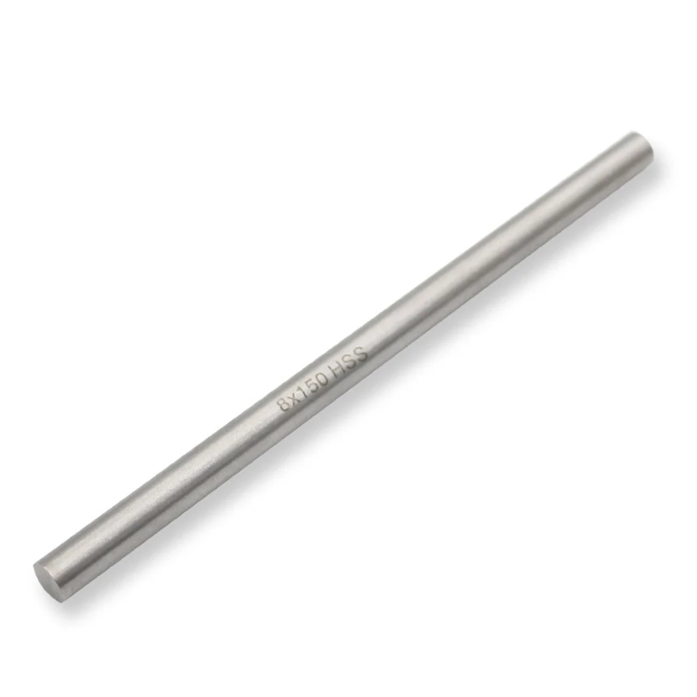 

HSS Round Bar Metric Lathe Tool Red Hardness White Steel Round Bar 8*150mm Bending Resistance Hardened Quality