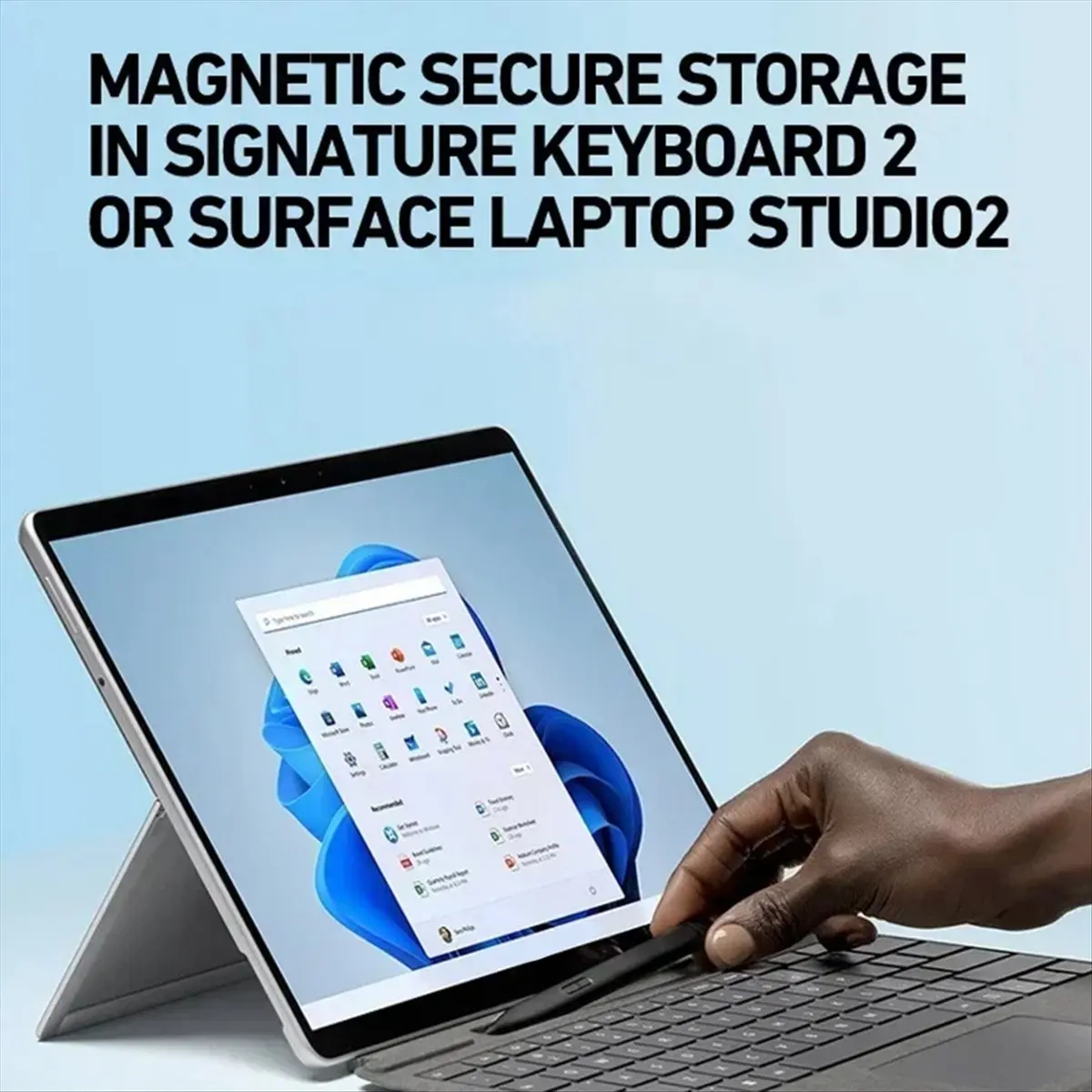 bestbest Lápiz Activo MPP2.0 para Surface Pro 11, con 4096 Niveles de Sensibilidad a la Presión, para Surface Pro 10 X 9 8 7 6 5/Go 4 3 2 1 + Punta A