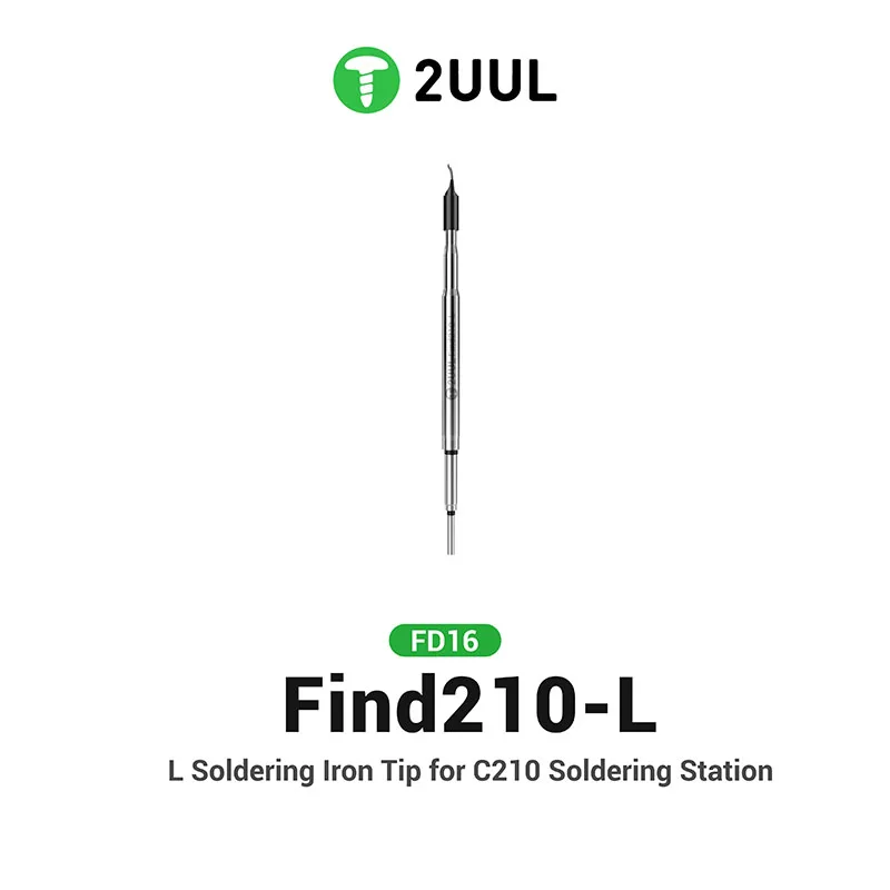 2UUL FD16 Find210-L Soldering Iron Tip for C210 Soldering Station (1 Pack) Mobile Phone PCB Motherboard Repair Tool