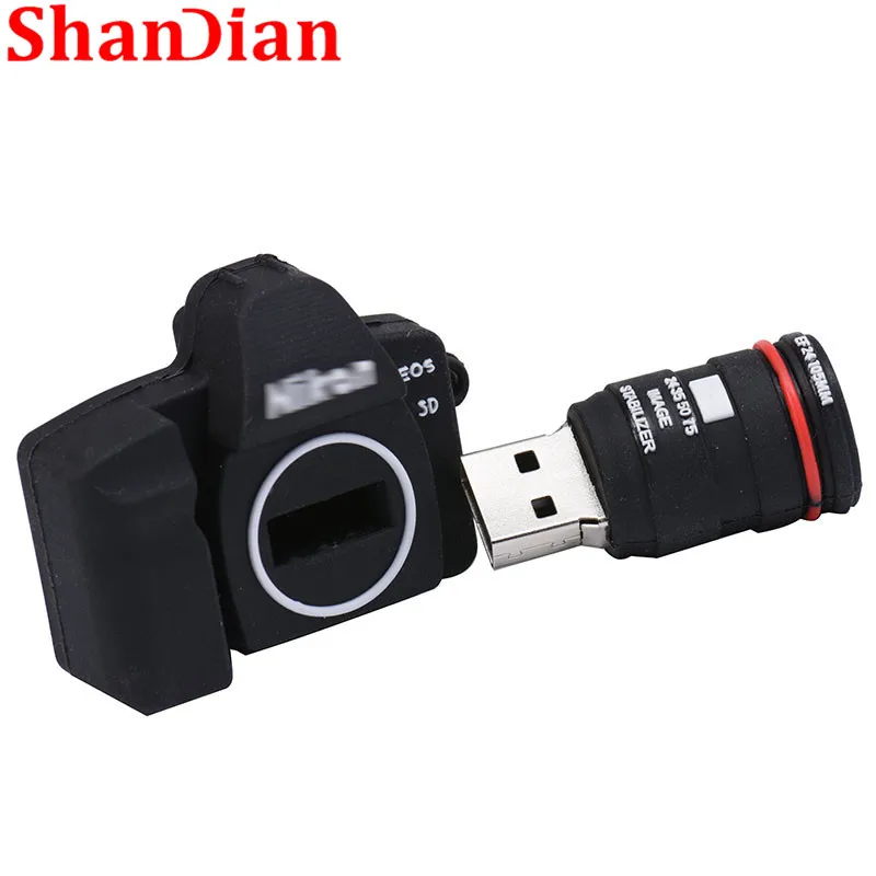 SHANDIAN Creative U disk small camera model series usb flash drive usb 2.0 4GB/8GB/16GB/32GB/64GB/128GB flash memory U disk gift