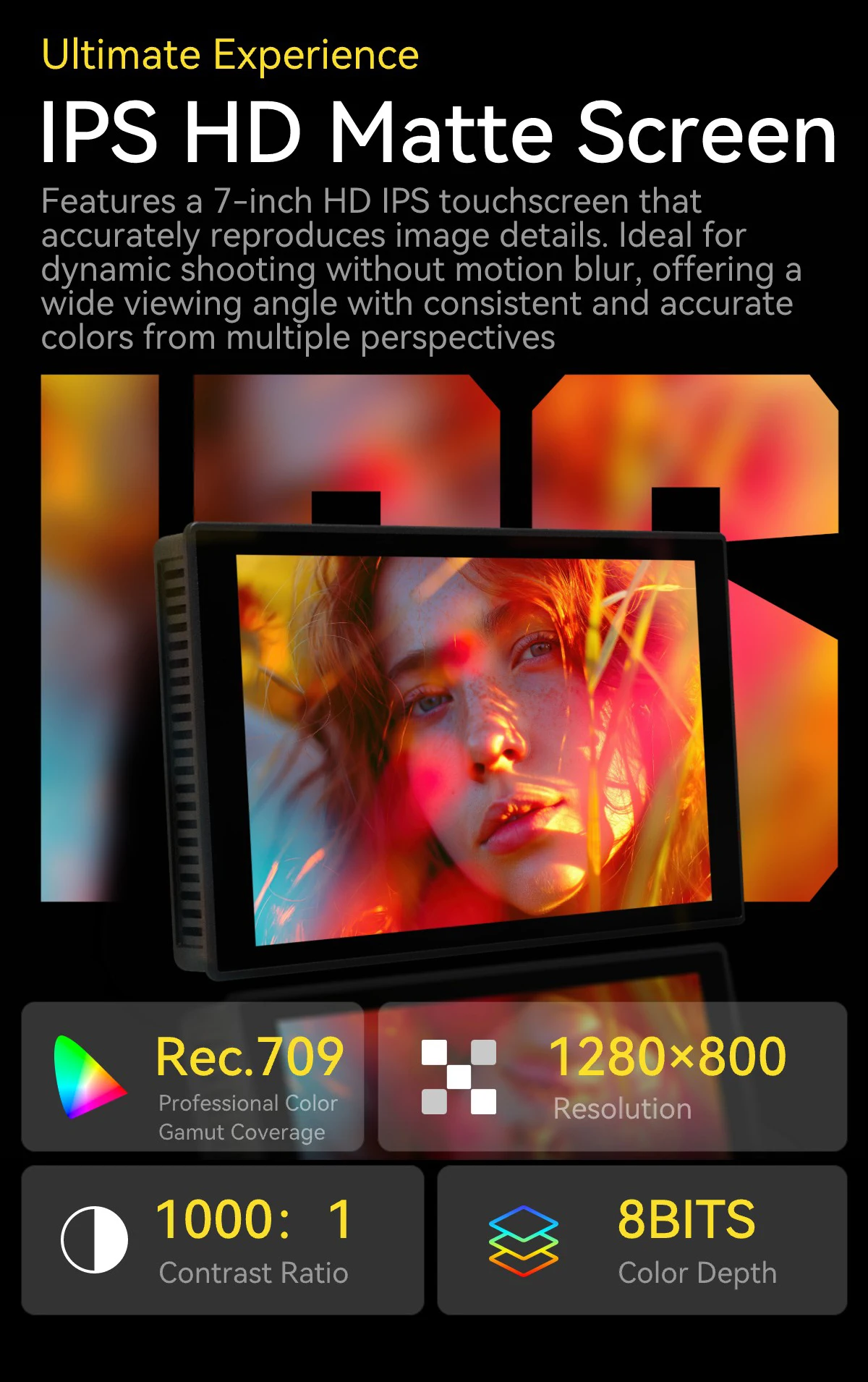 Portkeys HD7T Monitor Lapangan - Camera Monitor 7 Inch Hdmi 4K ulasan dan harga