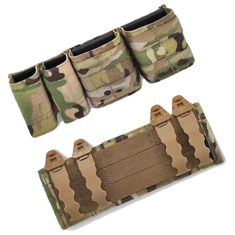 Airsoft 5 56 9MM Molle Mag Pouch Tactical Magazine Pouch Panel Holder Gear Hunting Expansion Insert Holster 500D Bag