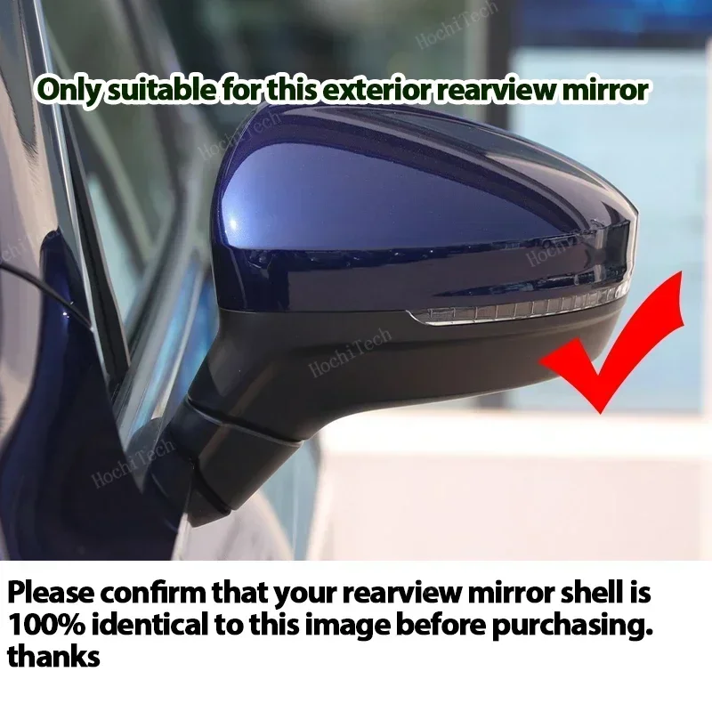 Dynamic LED Turn Signal Lights Rearview Mirror Indicator Blinker Repeater For Volkswagen VW Tiguan MK2 2017-22 Touareg MK3 19-22