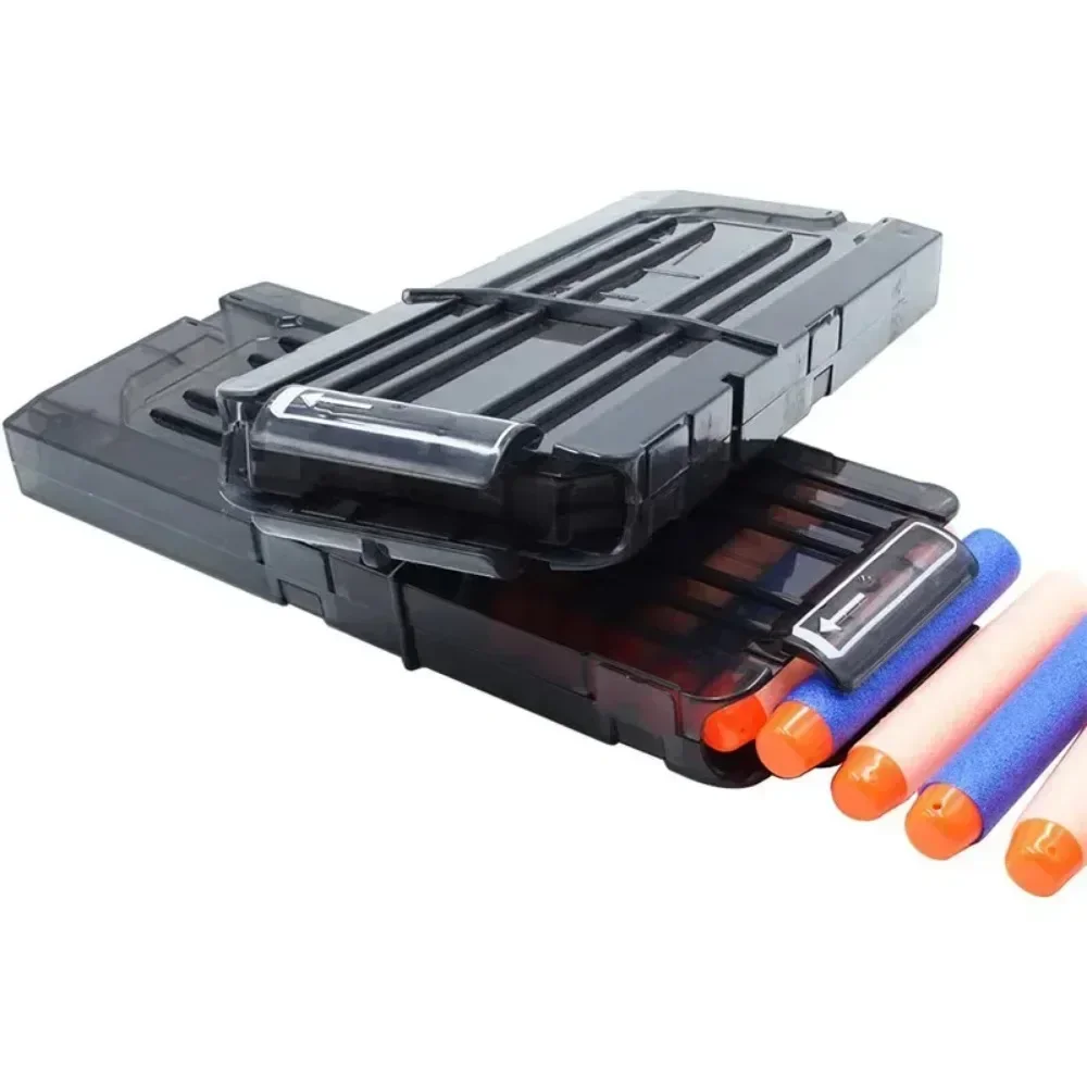 

Загрузочные клипсы для дротиков, 1/4 упаковки, на 12 дротиков, для быстрой перезарядки, для бластера Nerf N-Strike Elite (черные)