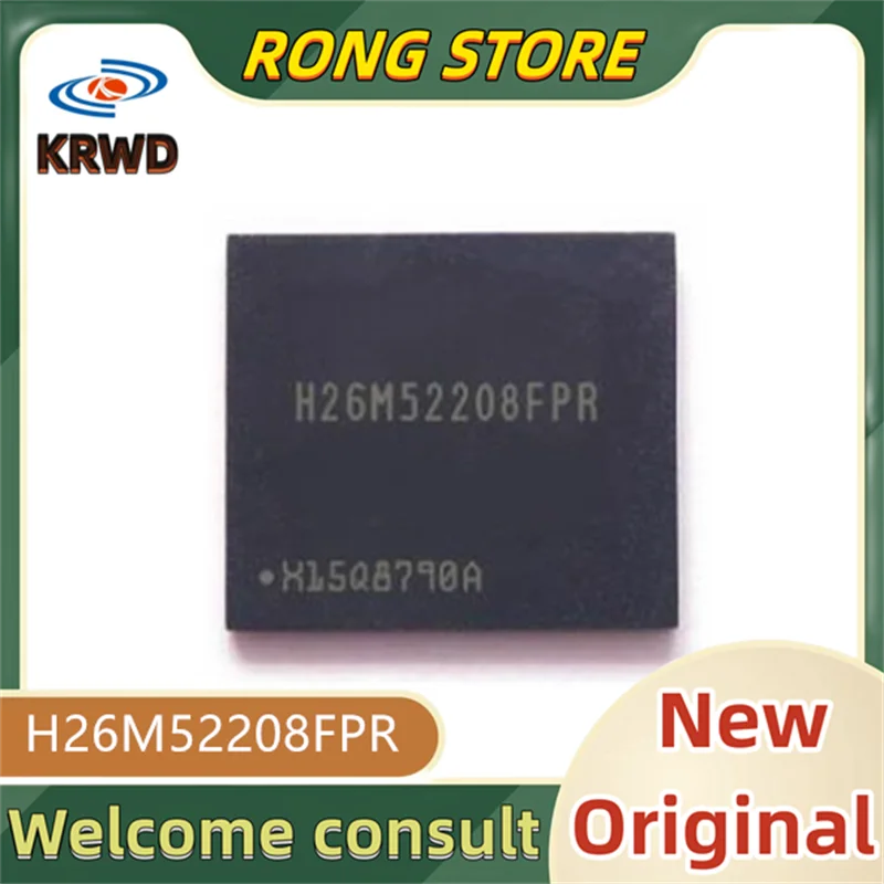 

3 шт. H26M52208FPR H26M52208FPRA H26M52208 FBGA153 Новый и оригинальный чип IC
