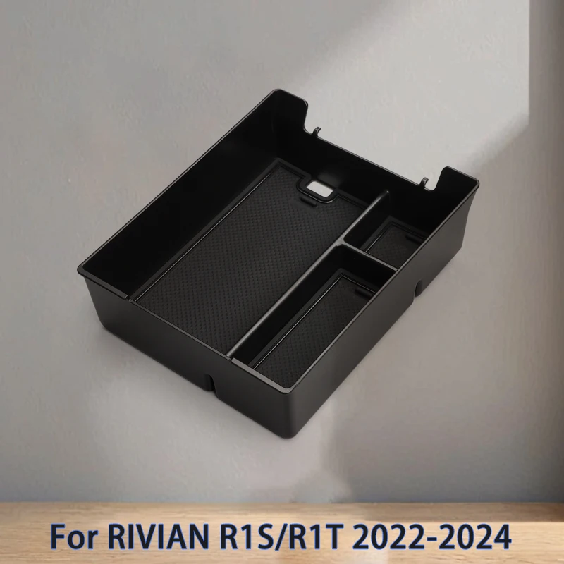 

Armrest Box Storage Box Modification Stowing Tidying Box For RIVIAN R1S/R1T 2022-2024 2023 Car Internal Accessories
