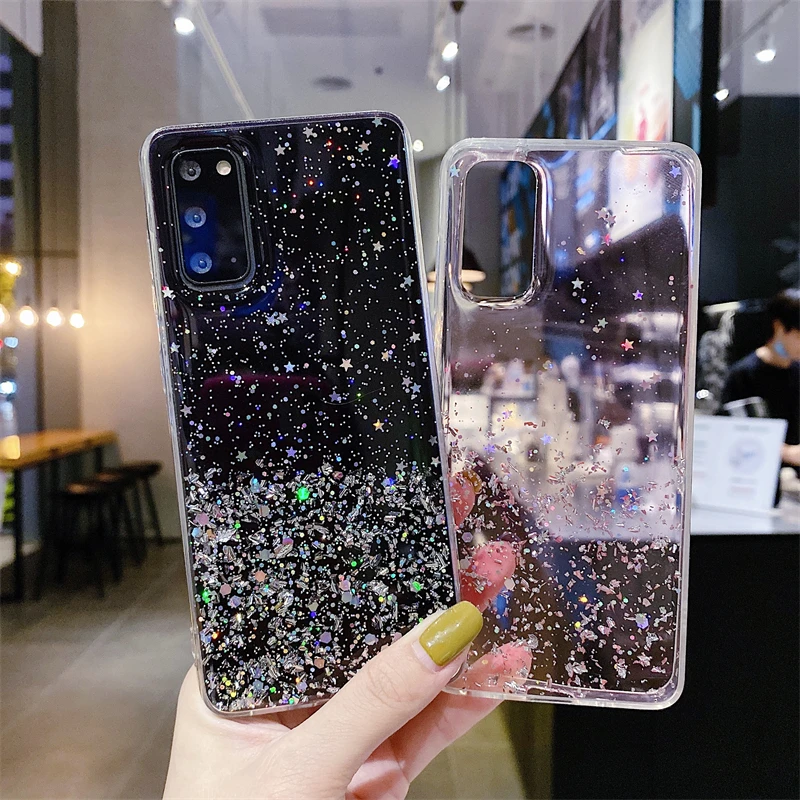 Shiny Bling Glitter Soft Phone Case For vivo Y35 Y77 Y33S Y20 Y11 Y11S Y12 Y15S Y15A Y20 Y21 Y30 Y51 V20 V21 V23 Silicone Cover