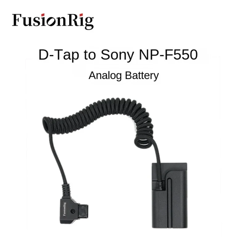 

D-Tap to NP-F550 Nylon Braiding Thread Testing Battery Analog Battery Monitor Power Supply