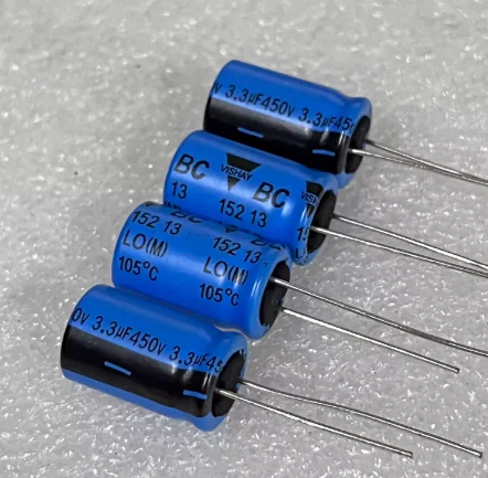 20PCS/LOT Original VISHAY BC 152 series 3.3UF 450V 10X16MM audiophile electrolytic capacitor FREE SHIPPING