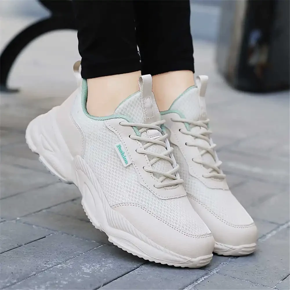 Platformed Autumn-spring Pink Sneakers For Women Walking Women's Shoes Size 32 Beige Boots Women Sport Welcome Deal Loofers