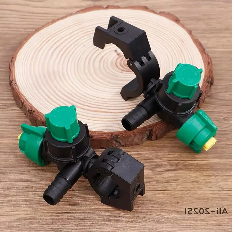 

1Pc External Thread Agricultural Sprayer Fan Shaped Spraying Adjustable Nozzle For Agriculture Tubing Garden Irrigation