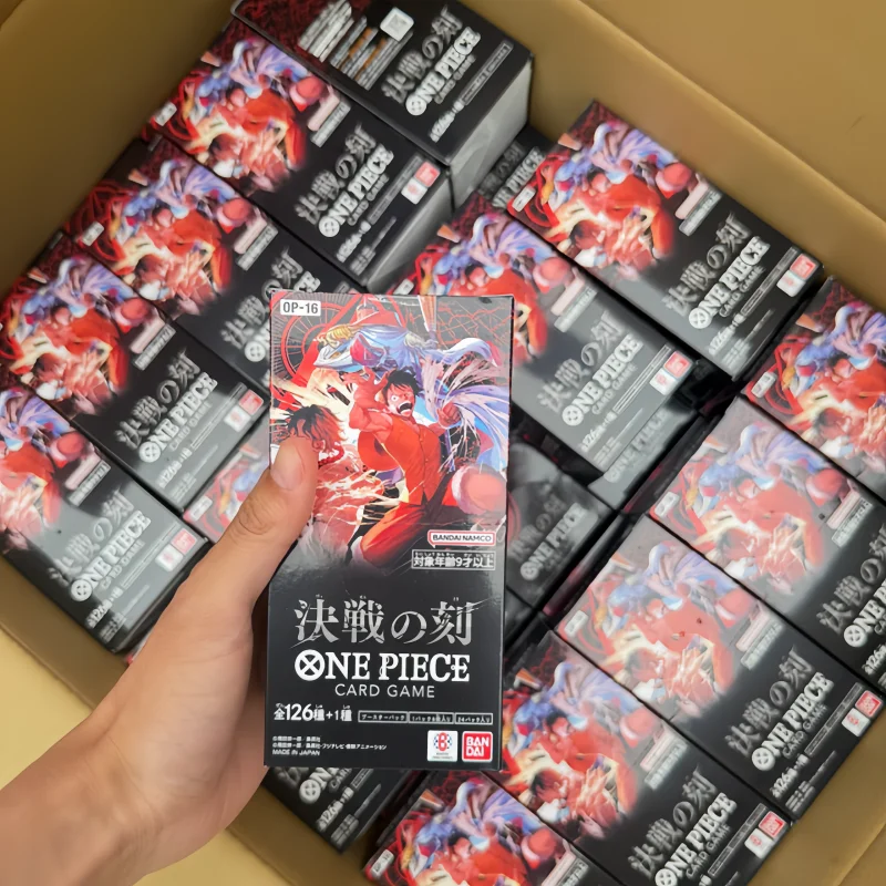 New Hot One Piece Genuine Bandai OP16 Collection Card Supplement Pack OPCG Japanese Edition Original Box Battle Time