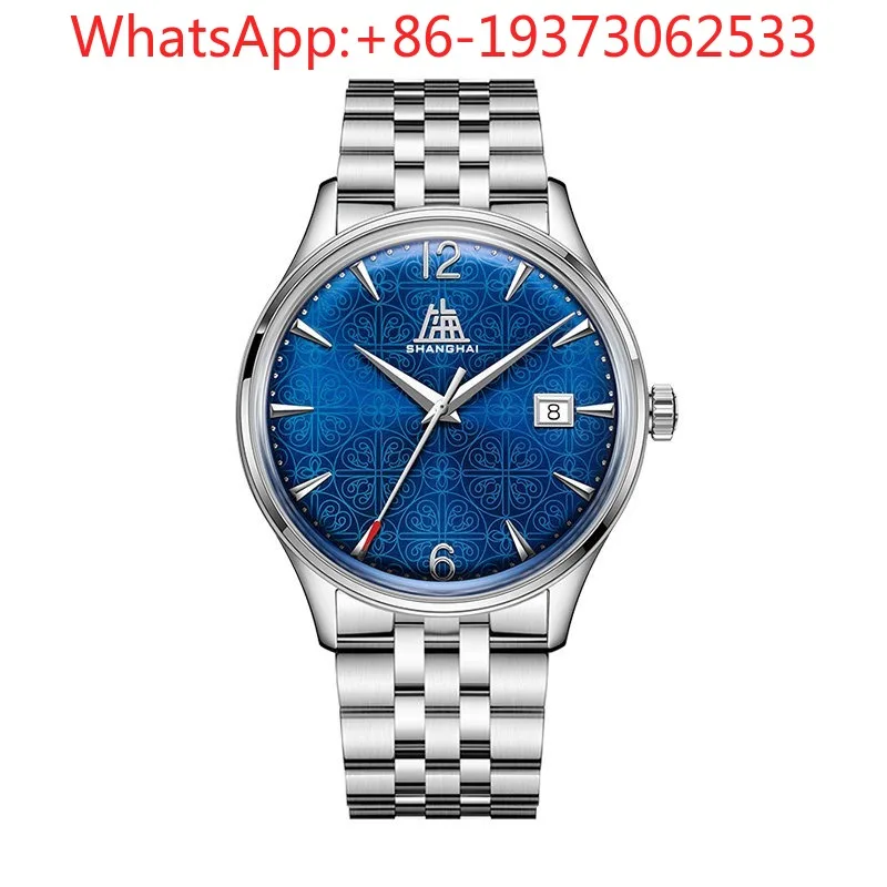 Customized Watch Automatic Mechanical Watch Men's Tribute Series White Plate Domestic Watch Genuine