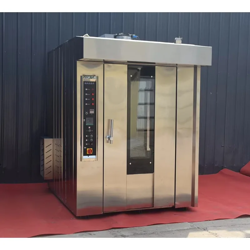 Commercial Rotary Convection Oven Heavy Duty Rotating Rack Oven For Bread Pastry Baking Business Customized