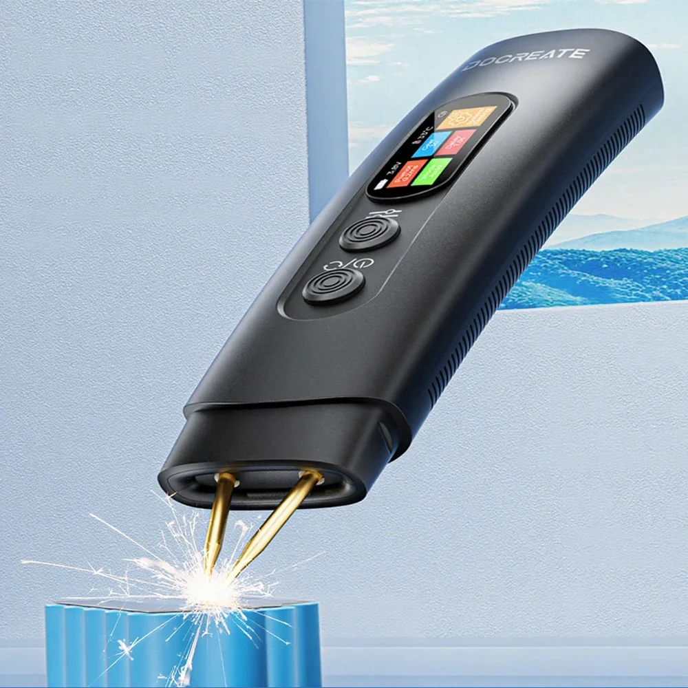 

In stock Docreate HU-10B Portable Spot Welder DIY Handheld Spot Welding Machine 99 Gears Spot Welding for 18650 Lithium Battery