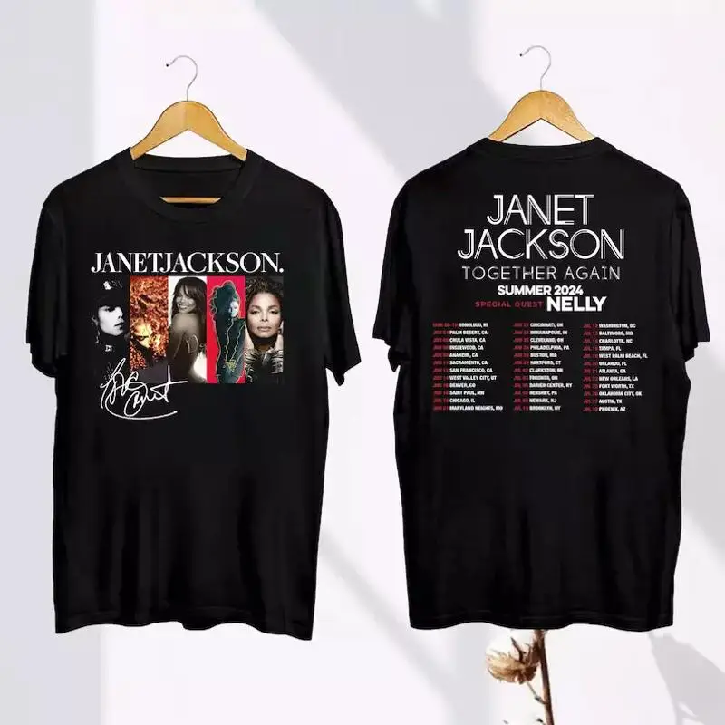 Vintage Janet Jackson Signature Shirt, Janet Jackson Together Again 2024 Tour