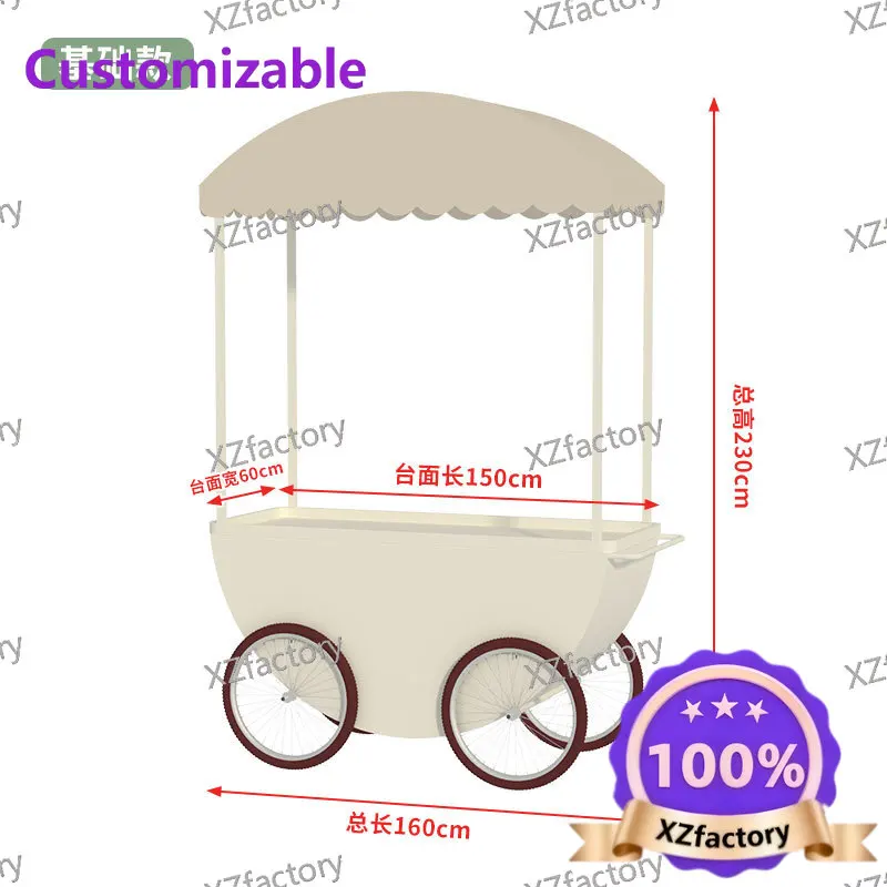 Factory Direct 2026 Top Rated Nordic Outdoor Mobile Food Truck Park Vending Truck Snack Stall Car