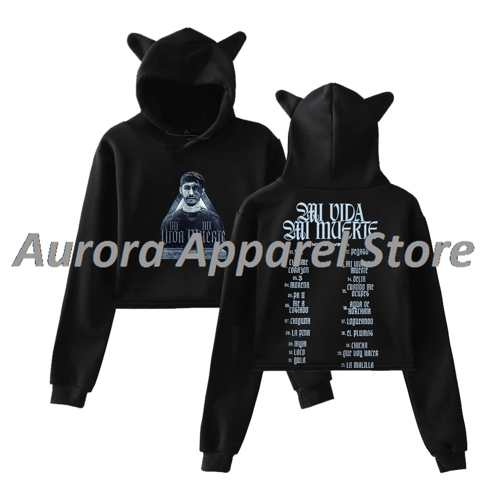 

Neton Vega Mi Vida Mi Muerte Merch пуловер женский с кошачьими ушками толстовка с длинными рукавами топ