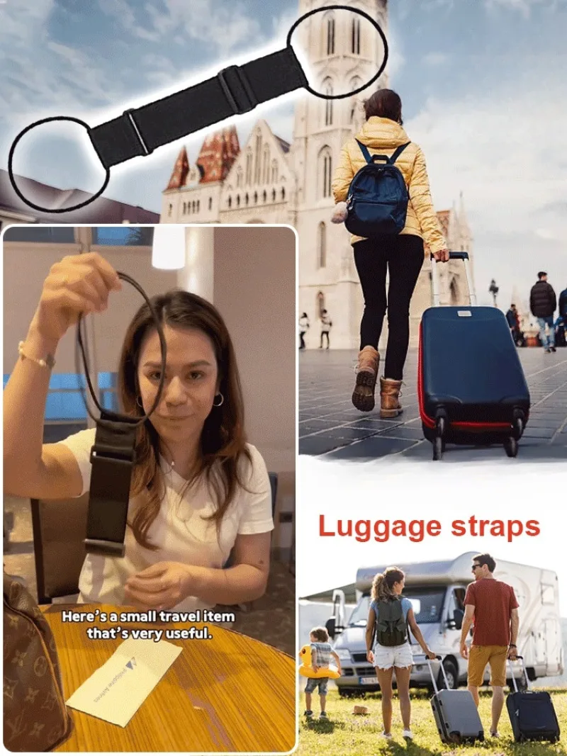 

Ремни для дорожного багажа, фиксированные эластичные веревочные упаковочные ремни, подвесные ремни, комплект дорожной сумки