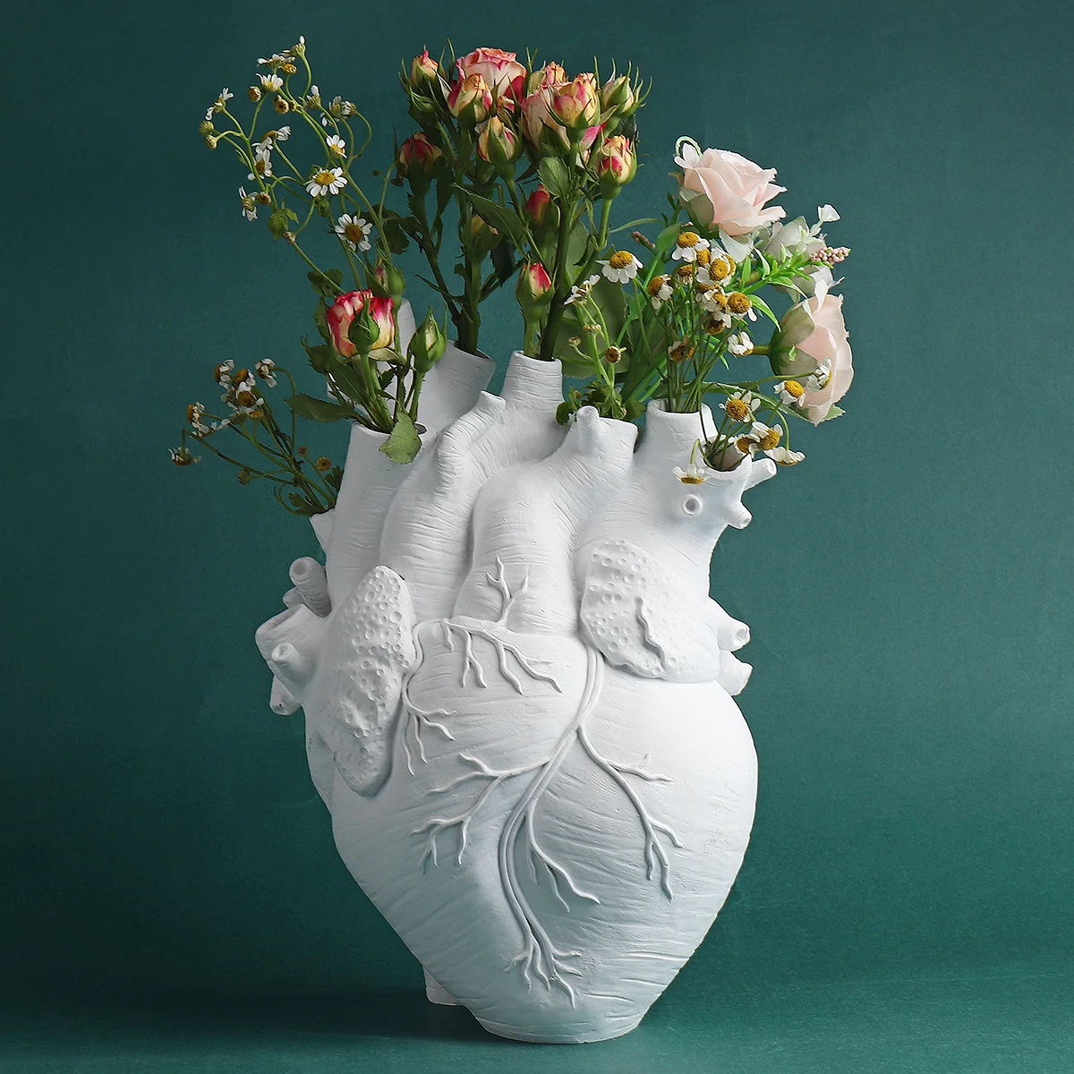 Anatomical Heart Shape Flower Vase Flower Pot Cachepot for Flowers Living Room Decoration Home Decor Ornament Gifts Nordic Decor