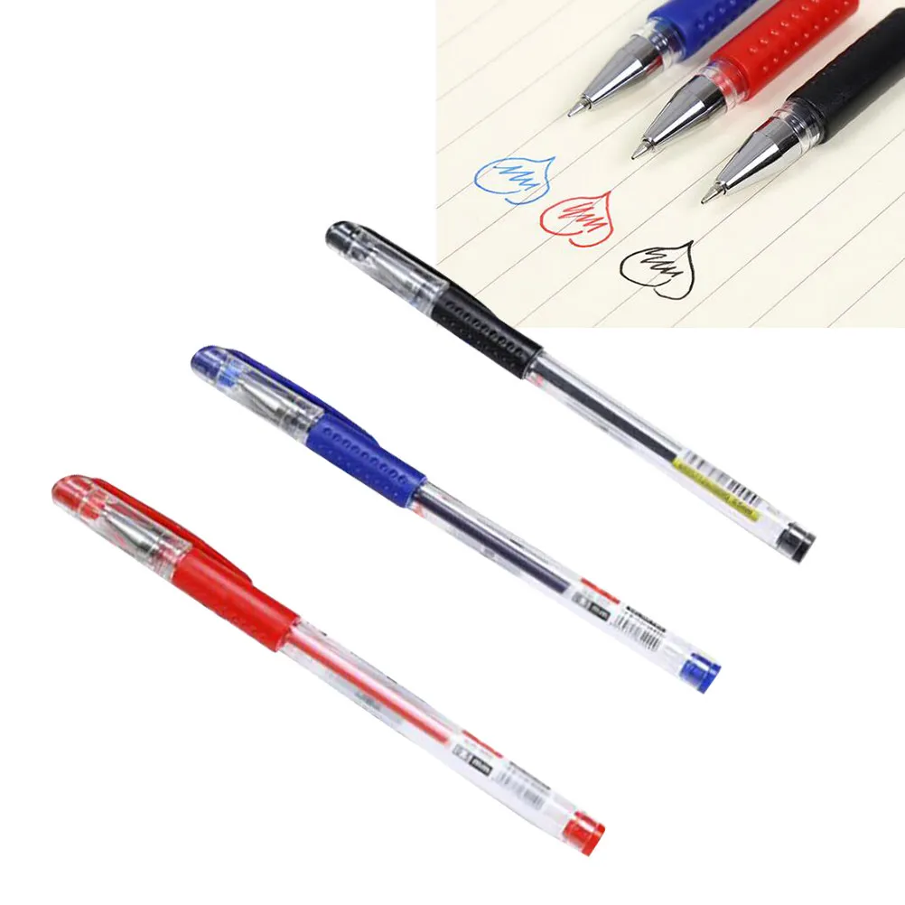 

12Pcs Gel Pen Fine Tip Black Smooth Ink School Office Stationery Gift Writing Business Pen School Office Stationery