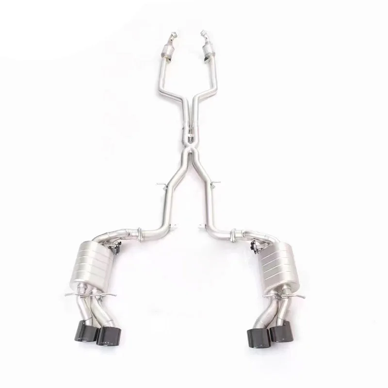 

Customized 304 Stainless Steel Catback Exhaust For Benz C63 AMG W204 6.2L 2012-2015 Valve Exhaust Car Exhaust