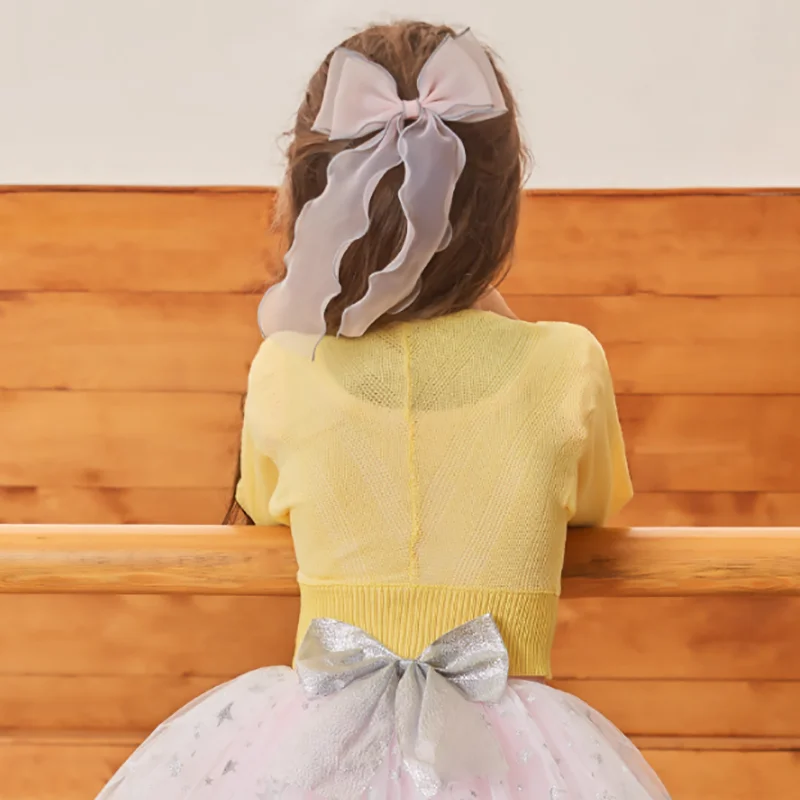 ชุดบัลเลต์เด็กผู้หญิงแบบมืออาชีพสำหรับเต้นรำ ชุดลีโอตาร์ด ยิมนาสติก กระโปรงบัลเลต์ บอดี้สูท กระโปรงถัก เสื้อสเวตเตอร์ แจ็คเก็ตอุ่น