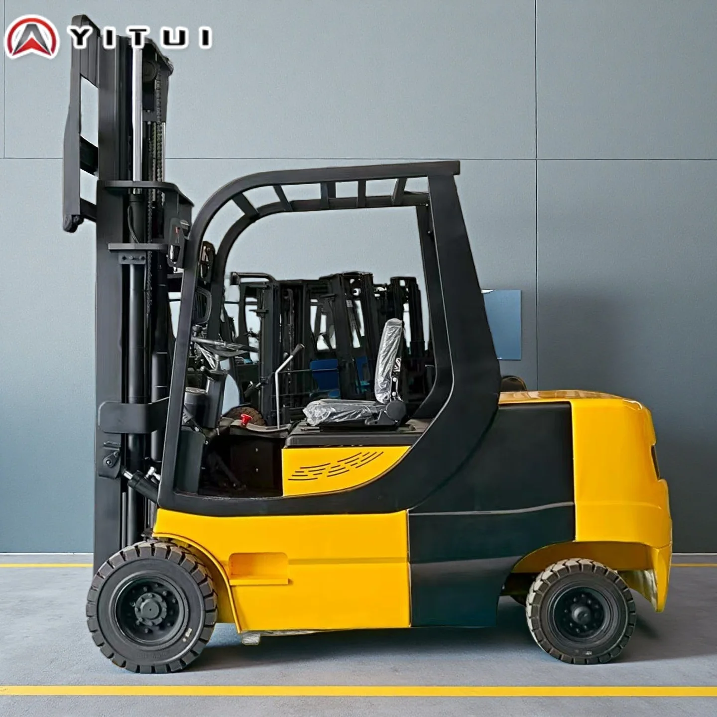 رافعة شوكية 1-3.5 طن محرك إيبا الكهربائي مخصص لرافعة شوكية ملونة مستودع رافعات شوكية رخيصة مع المرفقات