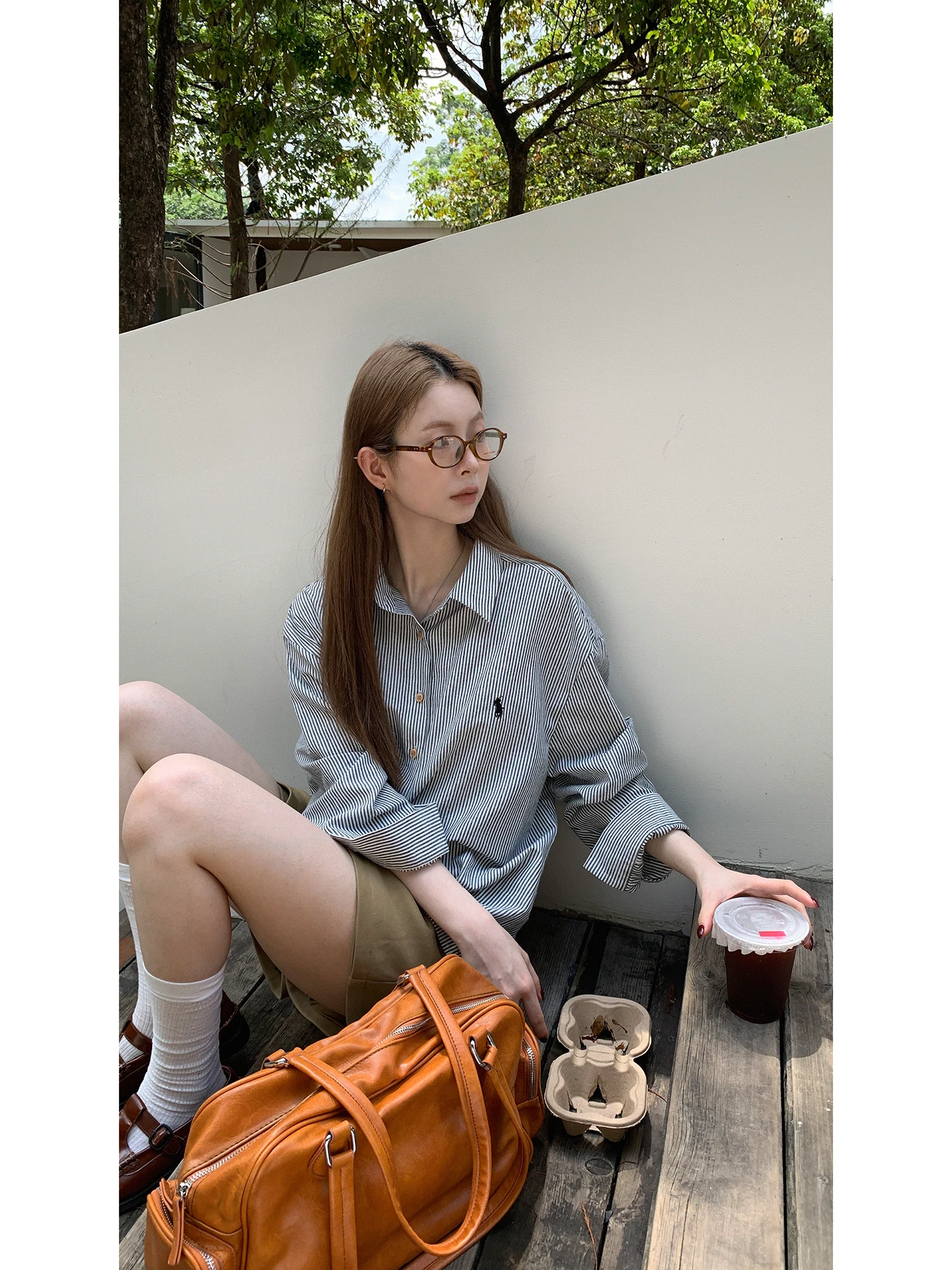 Csa de Mujer con Rayas s, Corte Hoado, Sensación de Alta igencia, Top de Principios de Otoño, Transpirable, de ...