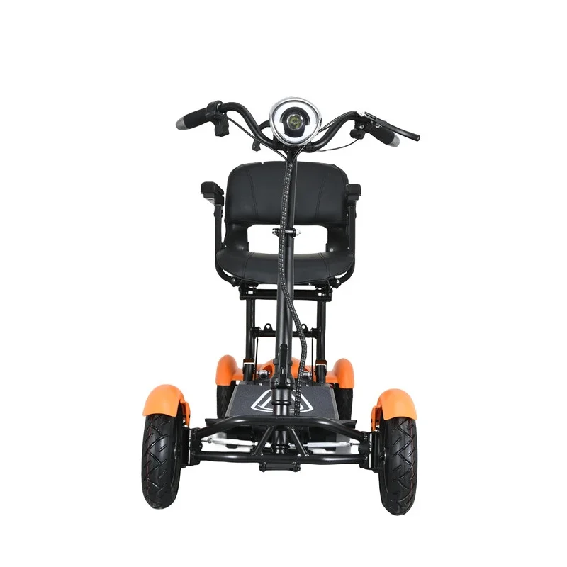 Fashion Den Lightweight Foldle 4 Wheel Electric Mobility Scooter For Seniors And Elder Travel With Ba
