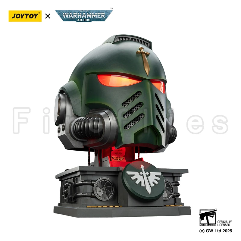 [Pre-pedido] Figura de acción JOYTOY 40K Dark Angels MkX Casco y soporte de exhibición