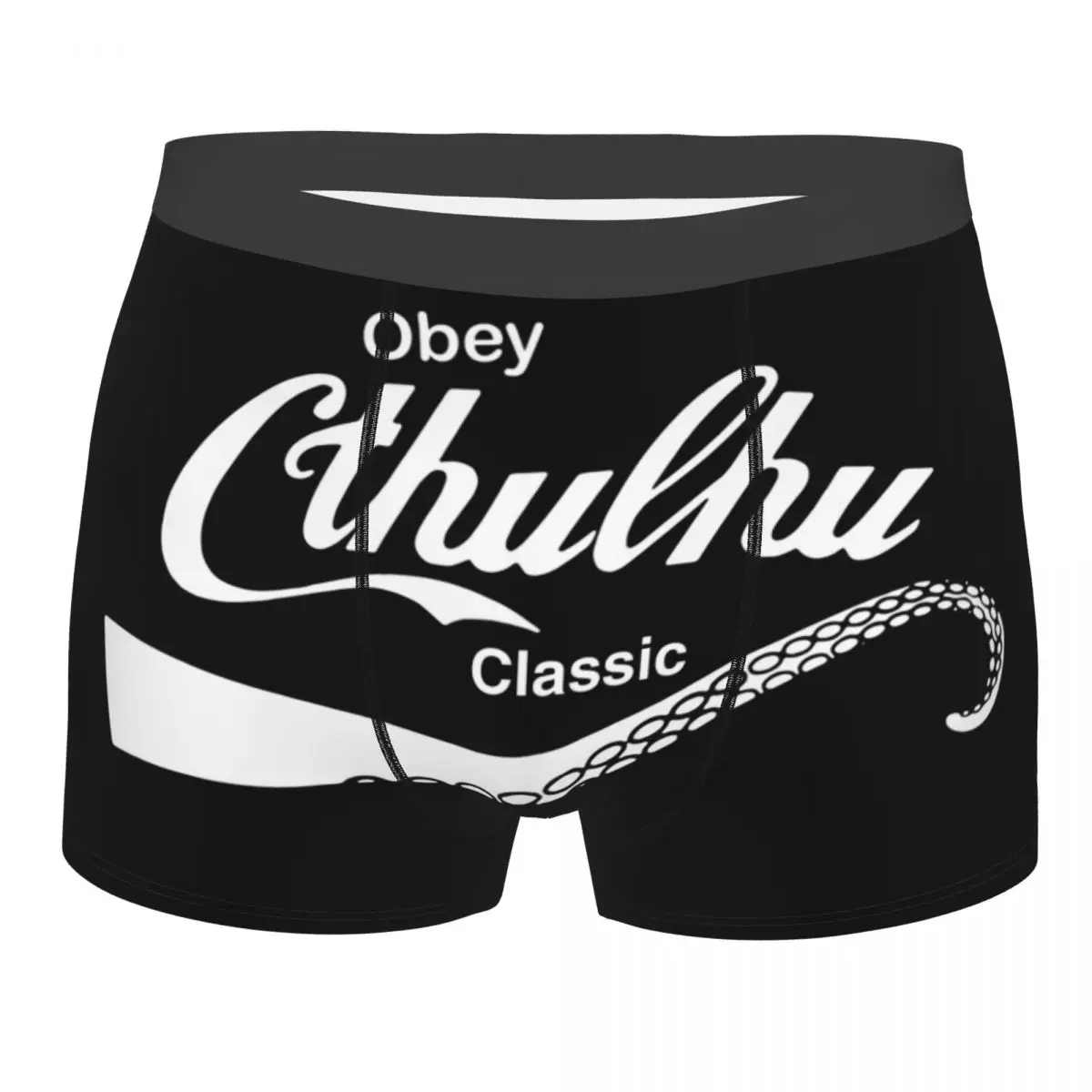 Custom Male Cool Fashion Brand Call Of Cthulhu Funny Underwear Lovecraft Boxer Briefs Stretch Shorts Panties Underpants